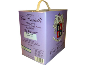 BAG-IN-BOX RED WINE BARBERA DOP PIEMONTE 12.5% - 5 LITRES