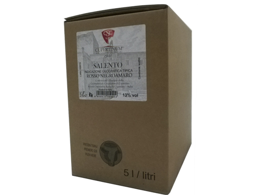 BAG-IN-BOX ROSÉ WINE NEGROAMARO SALENTO IGT 13%