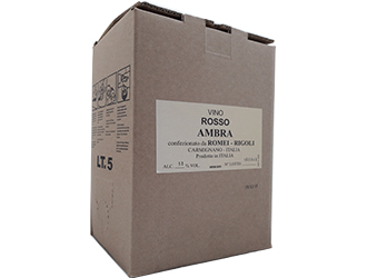 BAG-IN-BOX RED WINE AMBRA 13% vol. - 5 LITRES