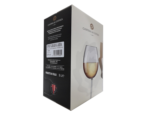 BAG-IN-BOX WHITE WINE PINOT GRIGIO GARDA DOC 12.5%